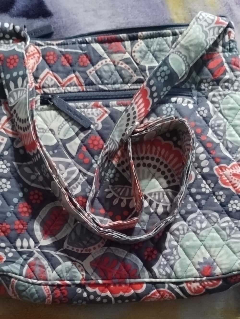 ✨ Vera Bradley Quilted Cotton Hipster Crossbody - Retired "Nomadic Floral" Print